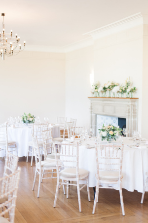 White and Yellow English Country Wedding