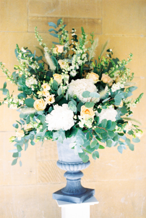 Yellow and Green Ceremony Flowers