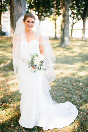 Bride in Nicole Miller