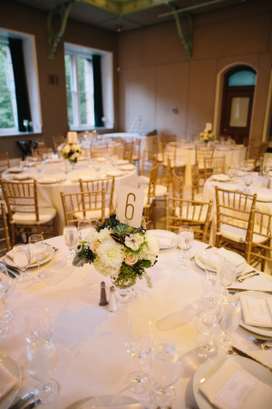 Gold and Ivory Wedding Reception