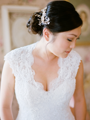 Lace Bodice Wedding Dress
