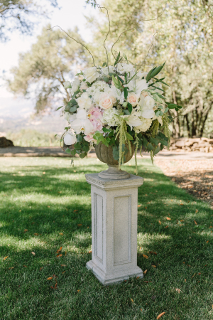 Pedestal Aisle Wedding Flowers