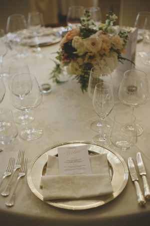 Simple Wedding Place Setting