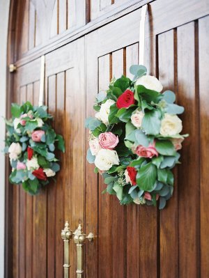 Wreaths on Chapel Door