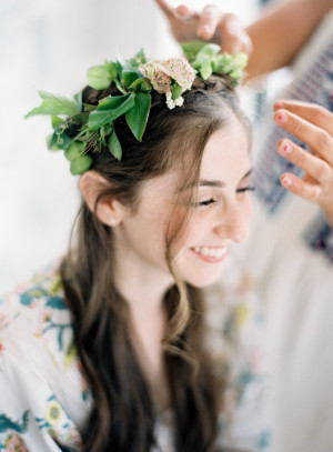 Bride in Flower Crown