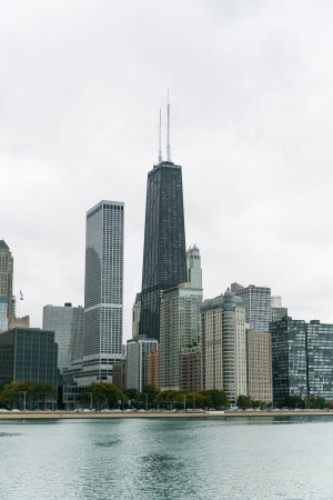 Chicago Skyline from Olive Park