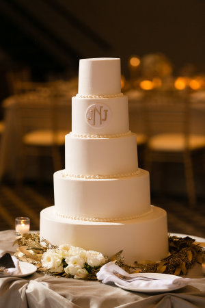 Classic Five Tier Wedding Cake
