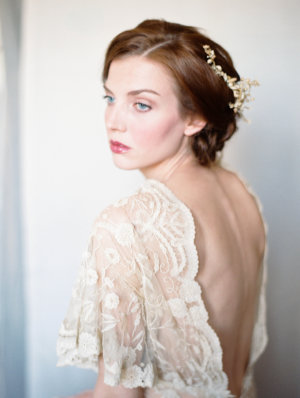 Ivory Lace Bridal Dressing Gown