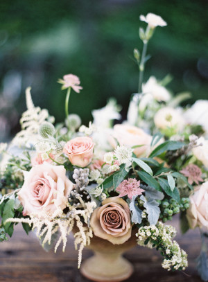 Mauve and Pink Wedding Flowers