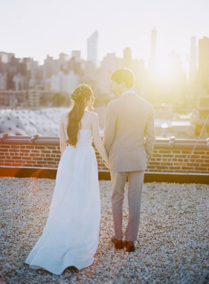 Modern NYC Wedding at The Foundry from Jen Huang 4