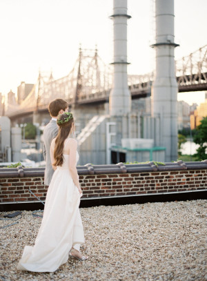 Modern NYC Wedding at The Foundry from Jen Huang