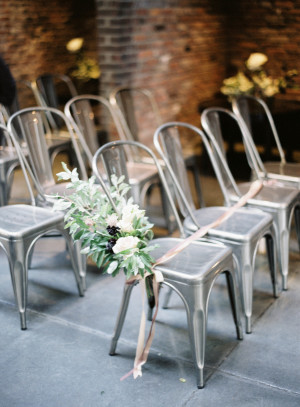 Modern Silver Wedding Chairs