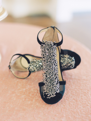 Sparkle Black Wedding Shoes