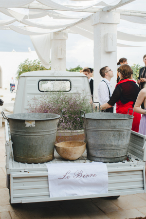 Truck of Herbs at Wedding