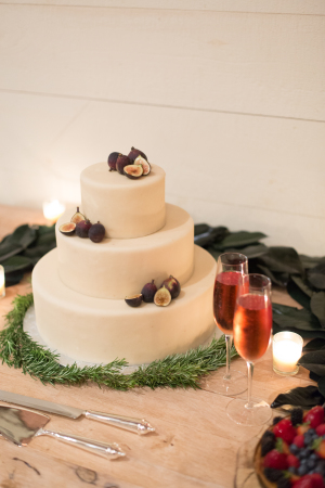 Wedding Cake with Figs