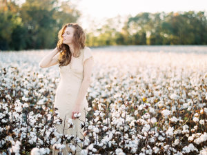 Wedding Inspiration in Cotton Field
