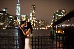 Brooklyn Skyline Wedding Photo