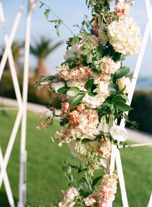Ceremony Arch Florals