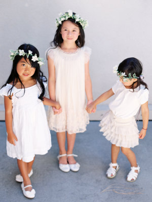 Flower Girls in White