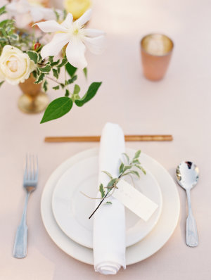 Herb Tied Place Setting