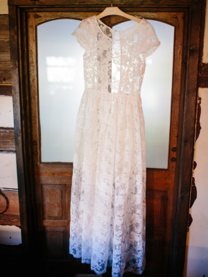 Lace BHLDN Gown