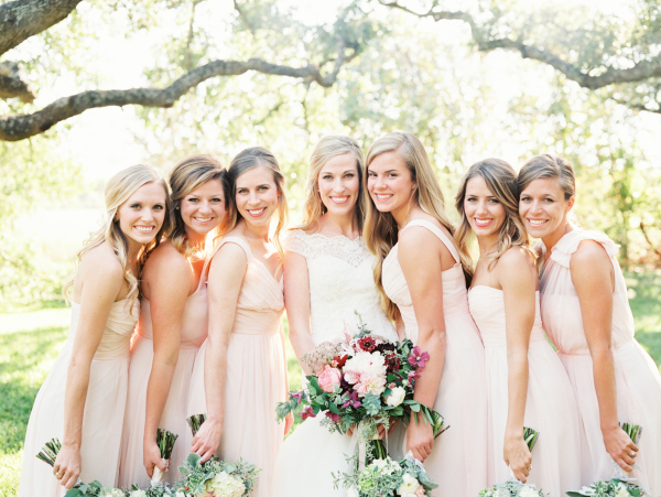 Pink Ann Taylor Bridesmaids Dresses