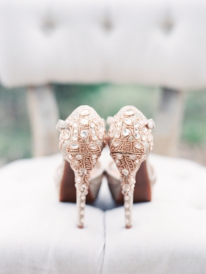 Bejeweled Wedding Shoes