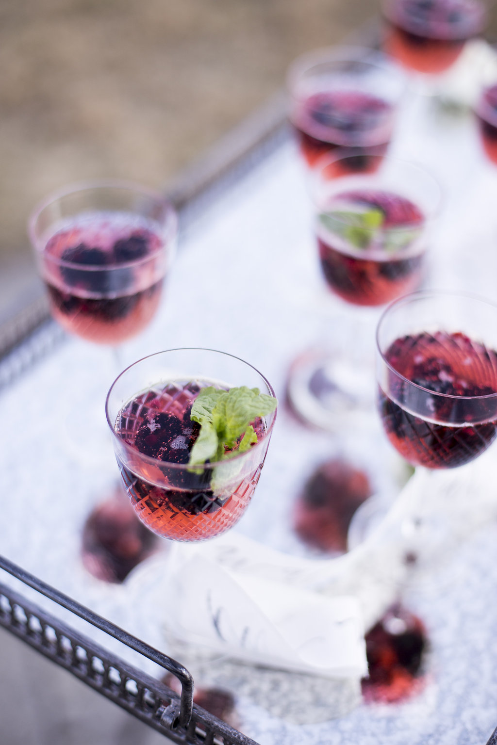 Berry Wedding Cocktails