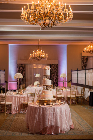 Blush and Gold Reception