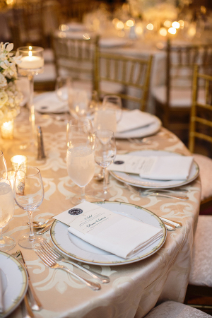 Ivory and White Wedding Linens