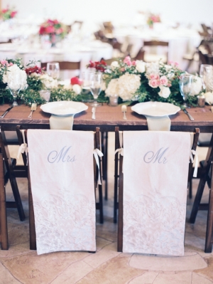 Mr and Mrs Chair Covers