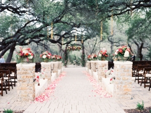 Romantic Garden Wedding Ceremony 2