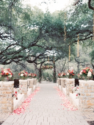 Romantic Garden Wedding Ceremony 3