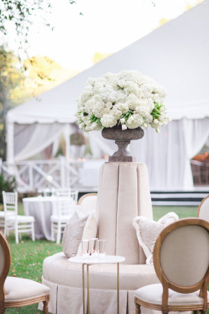 Blush and Ivory Wedding Lounge Area