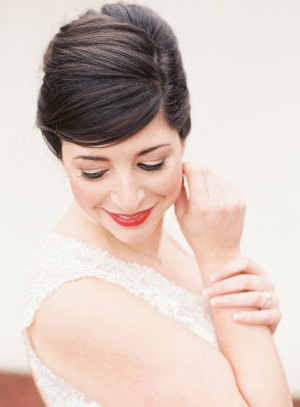 Bride with Red Lips