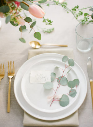Greenery Sprig at Place Setting