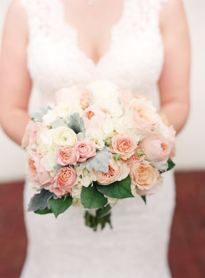 Pale Pink and Peach Bouquet