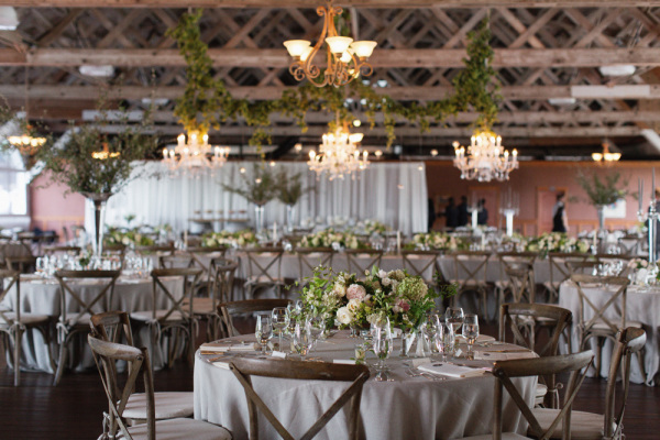 Rustic Green and Brown Reception