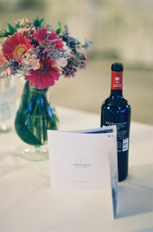 Wine on Wedding Table
