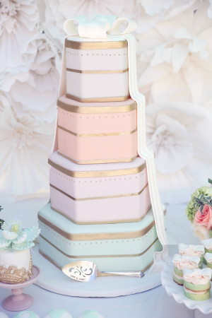 Boxed Wedding Cake