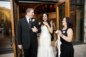Bride Sees Reception for First Time