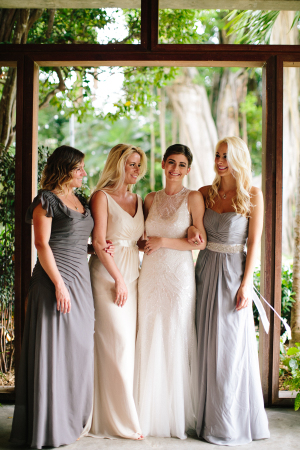 Bridesmaids in Pale Blue