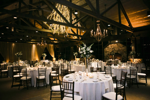 Country Club Reception in White