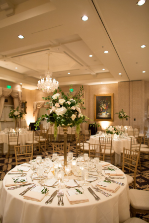 Gold and Ivory Golf Club Reception