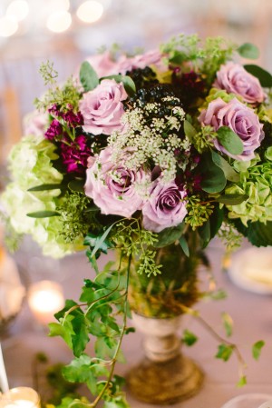 Lavender and Green Wedding Flowers