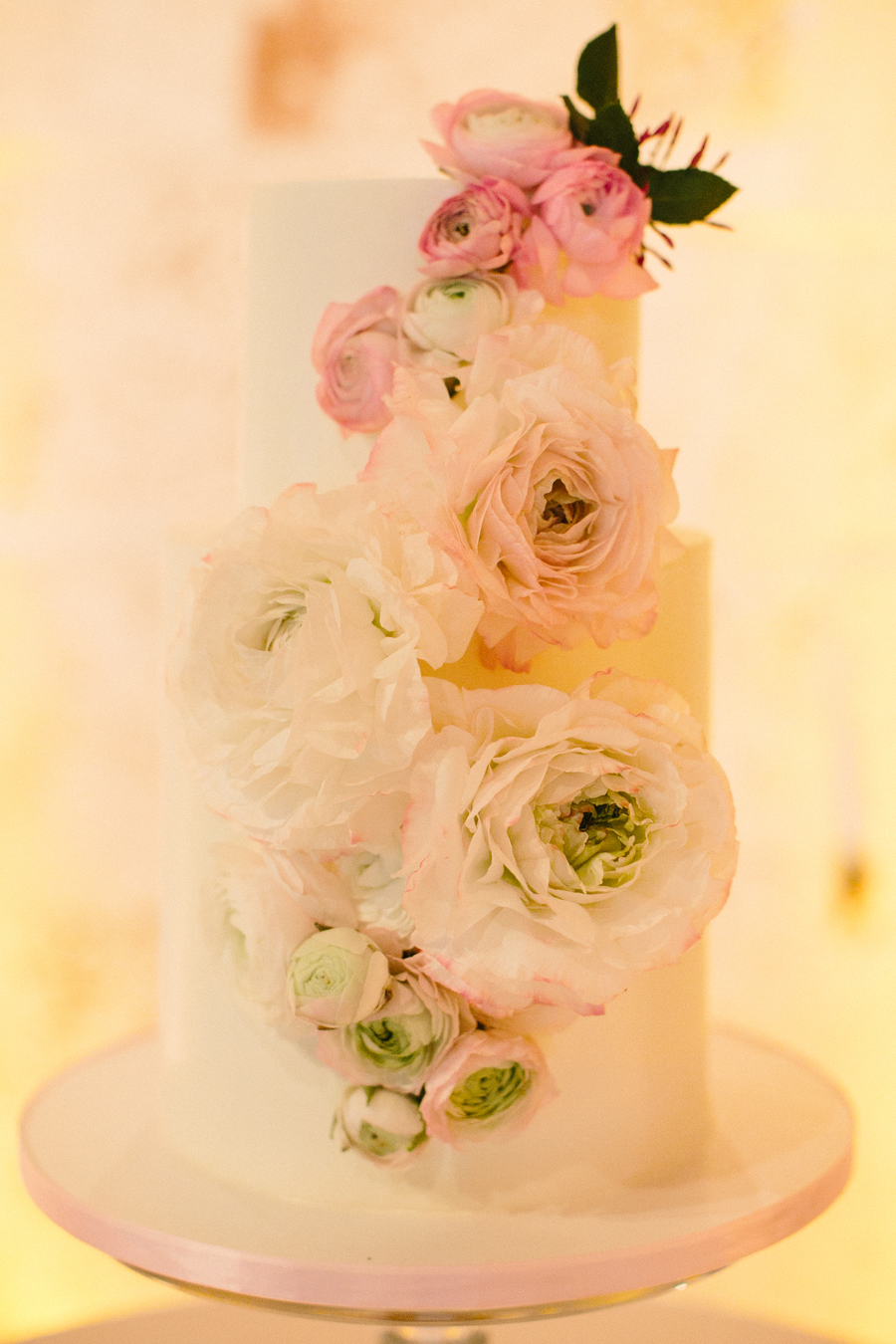 Modern Blush Wedding Cake