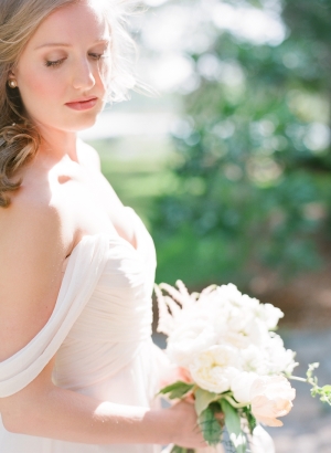 Pale Ivory Bridesmaids Gown
