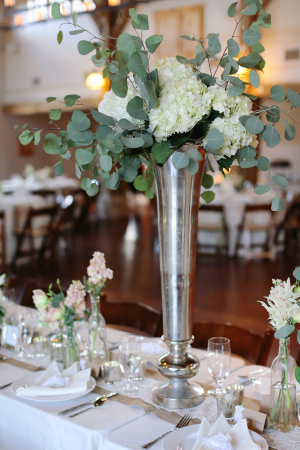 Wedding Centerpiece with Eucalyptus