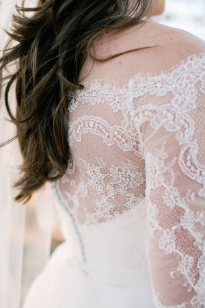 Wedding Dress with Lace Sleeves