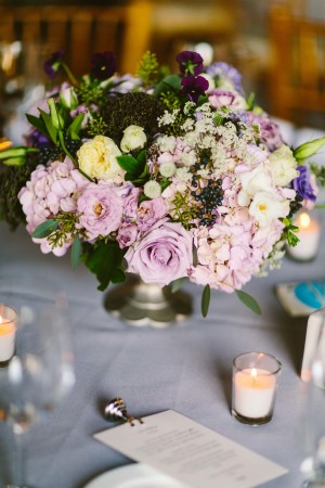 Wedding Flowers in Pale Purple